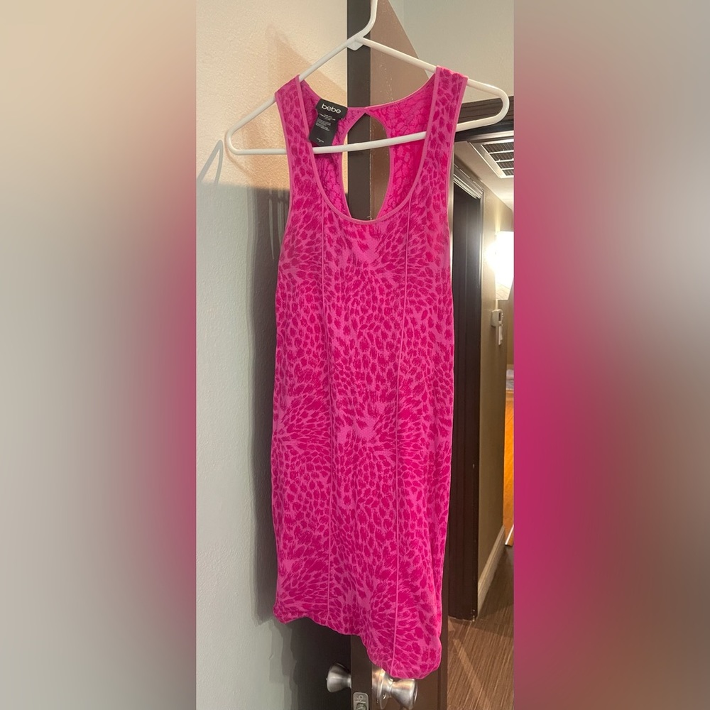 Pink Leopard Mini Dress